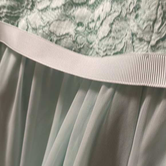 Teal David bridal dress - Picture 3 of 4
